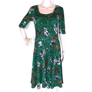 LuLaRoe Women Dress Floral Knee Length Size M